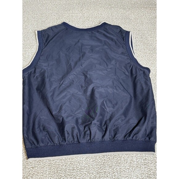 Augusta Sportswear Golf Vest Men’s Large Navy Blue Polyester Nylon 65378 - Picture 4 of 6